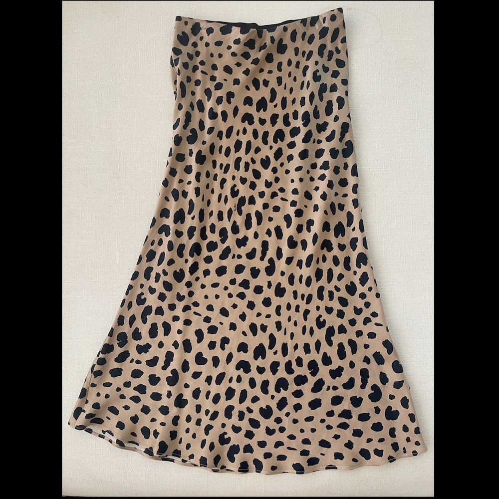 Like new Realisation Par Leopard Silk Skirt